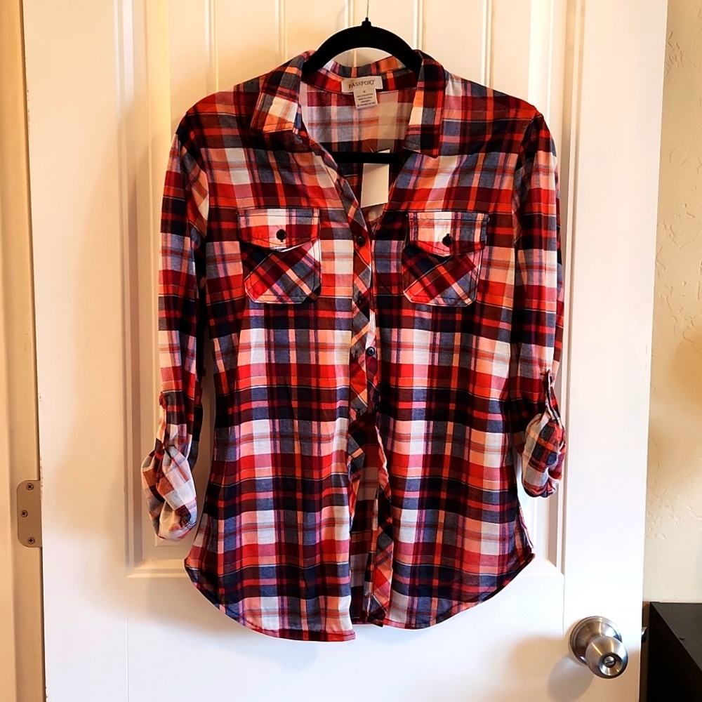 Brand new with tags plaid shirt